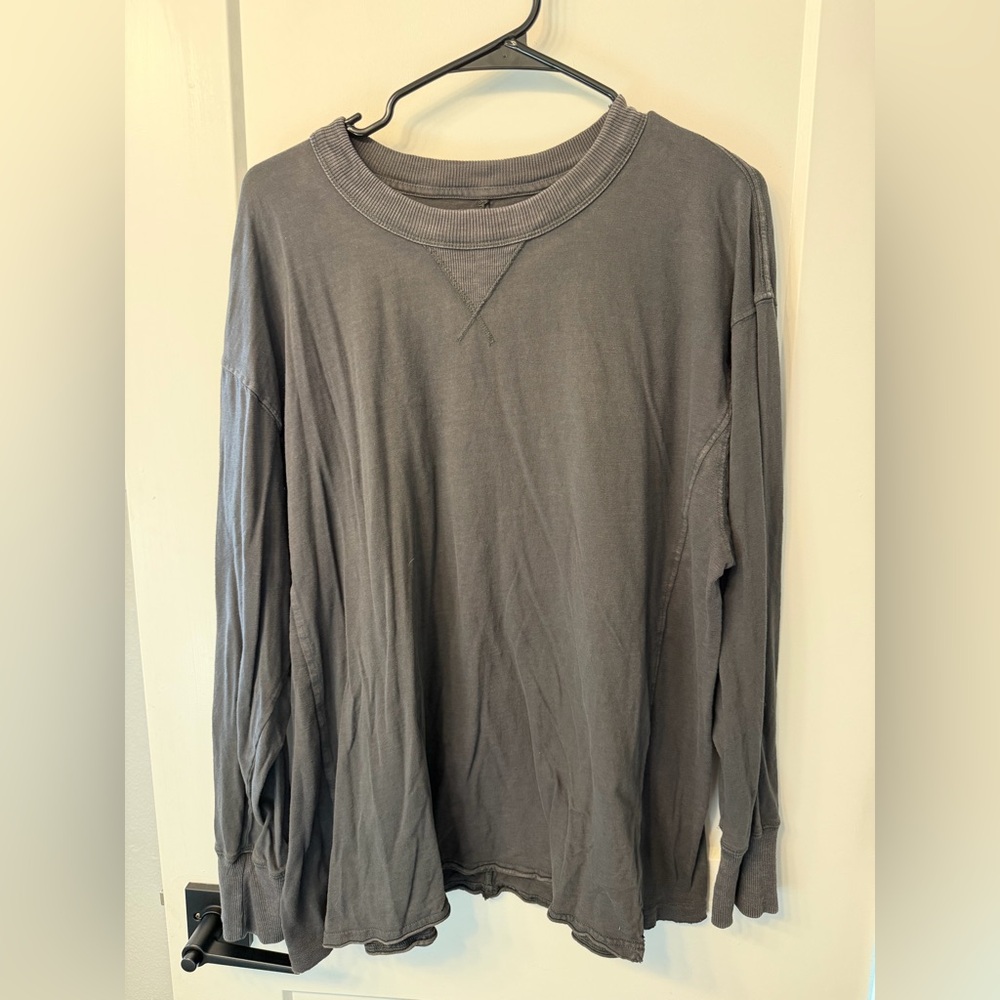 Aerie - Long Sleeve Top Dark Gray